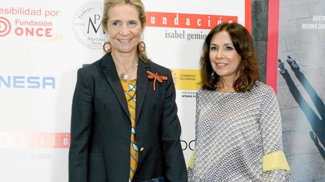 La Infanta Elena junto a Isabel Gemio, fundadora de le entidad. Fotos: Elio Esteban Valderrama La Infanta Elena junto a Isabel Gemio, fundadora de le entidad. Fotos: Elio Esteban Valderrama