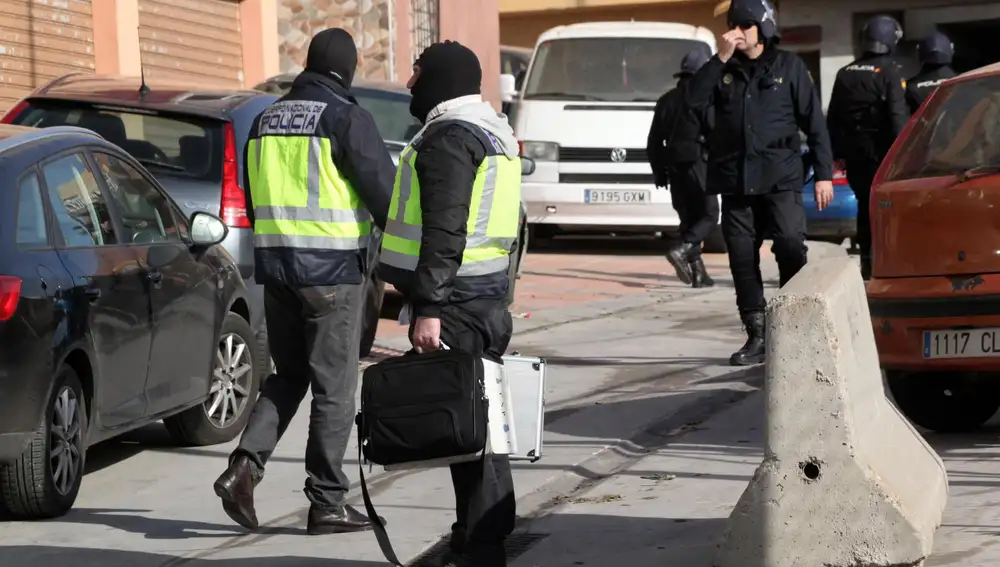 Imagen de archivo de una operación contra el yihadismo en Nador/Efe