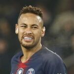 Neymar, en un partido con el PSG