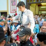 Miguel Ángel Perera sale a hombros de la plaza de toros de Santander en la antepenúltima de la Feria de Santiago