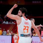 Llull celebra la victoria de España ante Australia