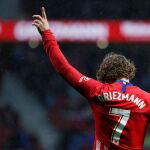 Griezmann, con la camiseta del Atlético