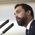 El presidente del Parlamente, Roger Torrent