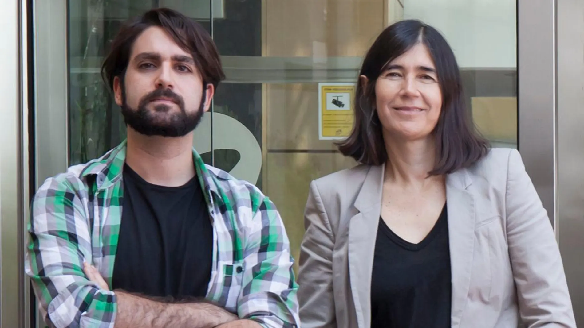 Miguel Ángel Muñoz-Lorente, primer autor del estudio y Maria Blasco, autora principal