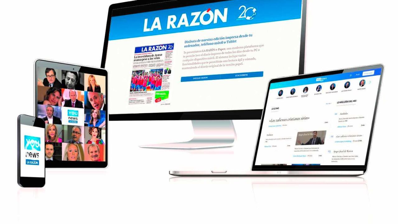 Disfrute de la edición impresa de LA RAZÓN desde su ordenador, tableta ...