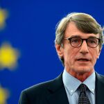 El italiano David-Maria Sassoli, habla tras ser elegido presidente del Parlamento Europeo / Foto: Efe