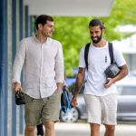 Casillas, junto a Sergio Oliveira, en el comienzo de la pretemporada del Oporto