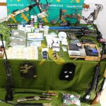 Material incautado por la Guardia Civil de Zamora a diez personas detenidas por la venta de droga