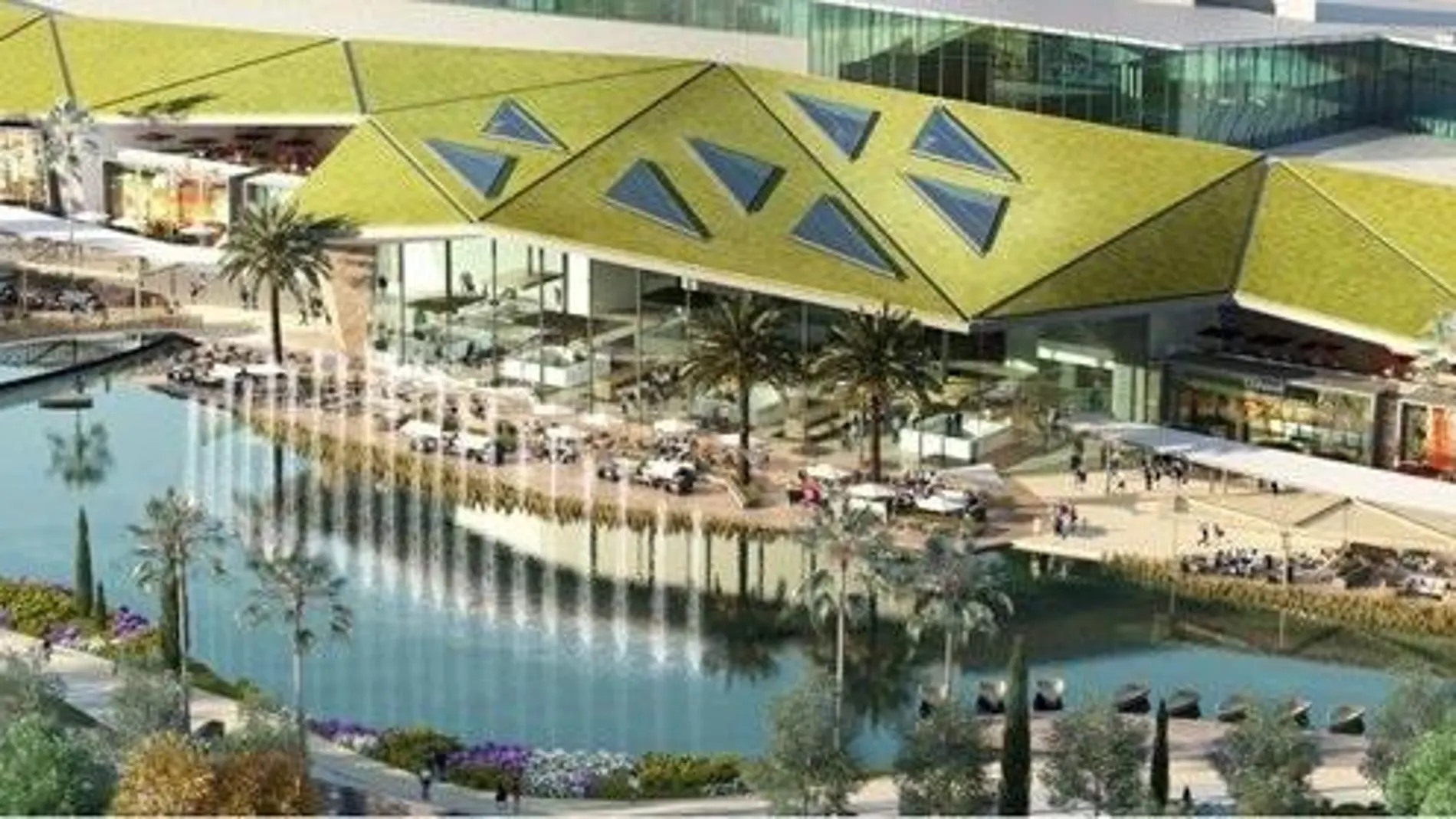 Recreación del centro comercial Lagoh / La Razón