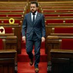 El conseller Pere Aragonès, en una imagen de archivo, en el Parlament