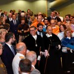El jefe del Ejecutivo murciano, Fernando López Miras, presidió hoy el acto de apertura del curso académico 2019-2020, junto a los rectores de la UMU y la UPCT. LA RAZÓN