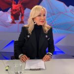 Carmen Lomana en el plató de «Todo es mentira»