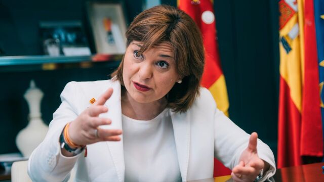 La presidenta del PP valenciano, Isabel Bonig, durante una entrevista concedida a este periódico