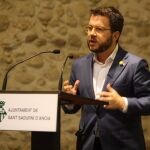 El conseller y vicepresidente, Pere Aragonès