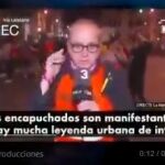 Reportero de TV3 en directo