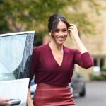 Meghan Markle copia la falda de cuero a la Reina Letizia