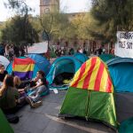 Los acampados se autodenominan "la generación 14 de octubre"Foto: Efe/Marta Pérez.