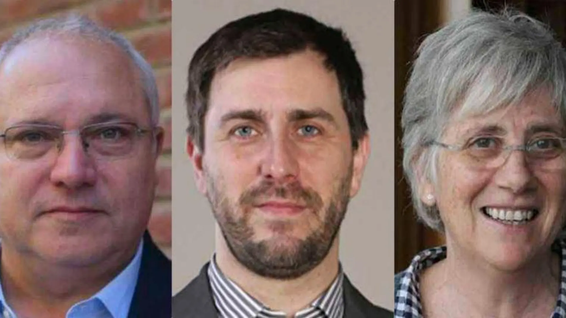 Lluís Puig, Antoni Comín y Clara Ponsatí
