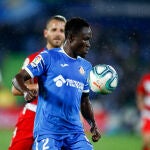 Dakonam Djene con el Getafe.