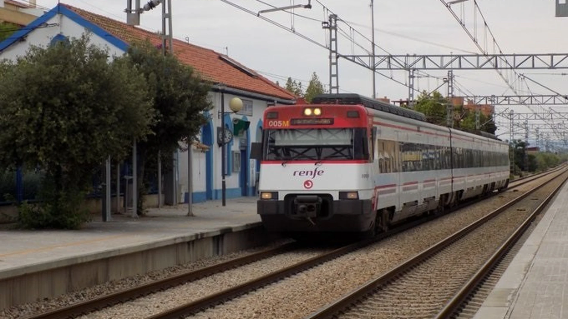 Imagen de un tren de Cercanías