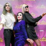 Mario Vaquerizo, Alaska y Bibiana Fernández, en la presentación de «La última tourné»
