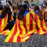 Protesta de estudiantes en Barcelona contra la sentencia del procés / Foto: Efe