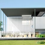 Aspecto que presentará el nuevo palacio de Justicia de Valdemoro. Será un edificio luminoso con estancias funcionales y polivalentes