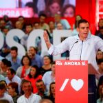 El líder socialista quiere trasladar la imagen de que su partido es el único que puede llegar a formar gobierno