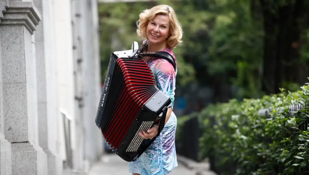 María Jesús y su acordeón