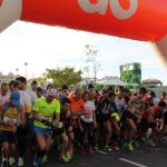 Imagen de la edición del año pasado de la Carrera Go fit Vallehermoso