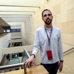 Adolfo Barroso, el pasado martes en Sevilla, antes de participar en un acto por el derecho al voto / Foto: Manuel Olmedo