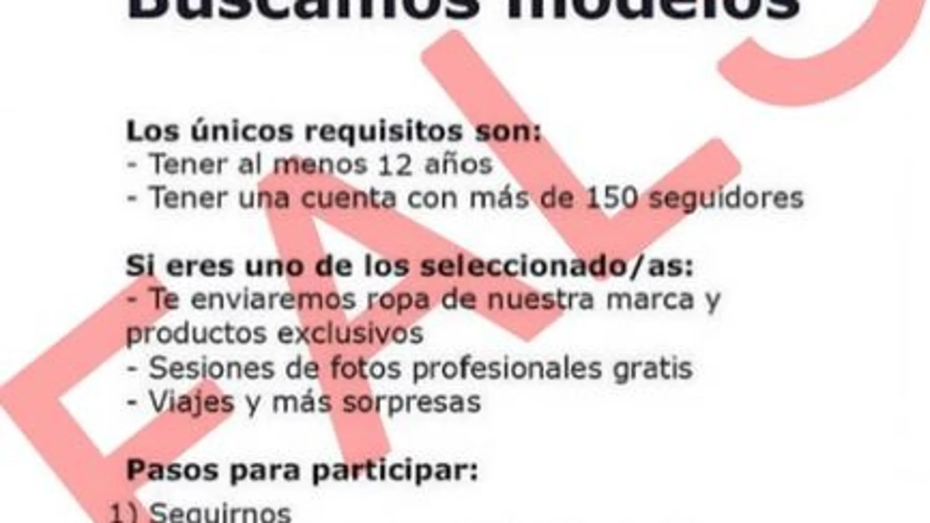 Estafa que circula a través de Instagram sobre Adidas