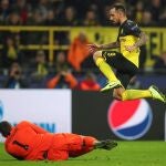 Paco Alcácer con el Borussia Dortmund.