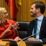 Pablo Casado y Rosa Díez en un acto el pasado mes de septiembre/Foto: Alberto R. Roldan