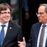 Carles Puigdemont y Quim Torra, en una imagen de archivo / Efe