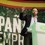 El presidente de Vox, Santiago Abascal