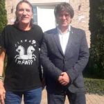 Fredi Bentanachs y Carles Puigdemont