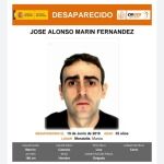 Imagen del desaparecido divulgada por la Delegación del Gobierno