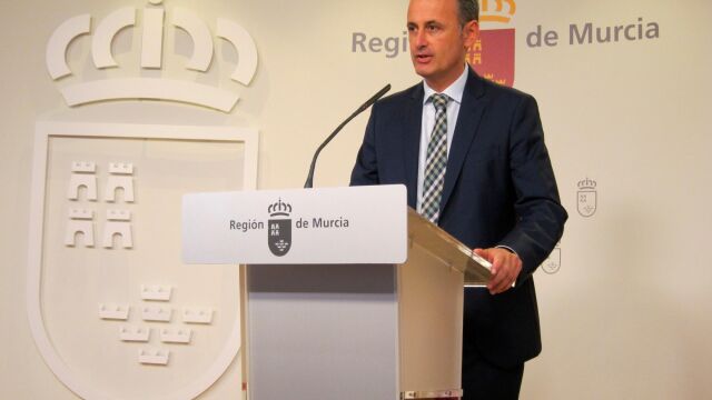 El consejero de Presidencia y Hacienda, Javier Celdrán