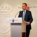 El consejero de Presidencia y Hacienda, Javier Celdrán