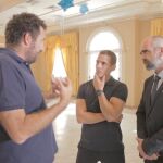 Imagen del rodaje de "Hasta el cielo"