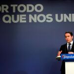 El secretario general del PP, Teodoro García