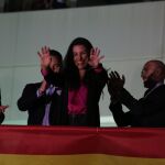 Rocío Monasterio, anoche, tras conocer los resultados electorales
