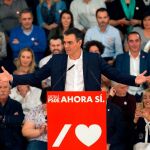 Sánchez llama a frenar el «franquismo» y «parar los pies a la derecha»