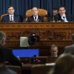 Imagen del interior del Capitolio durante las primeras audiencias públicas