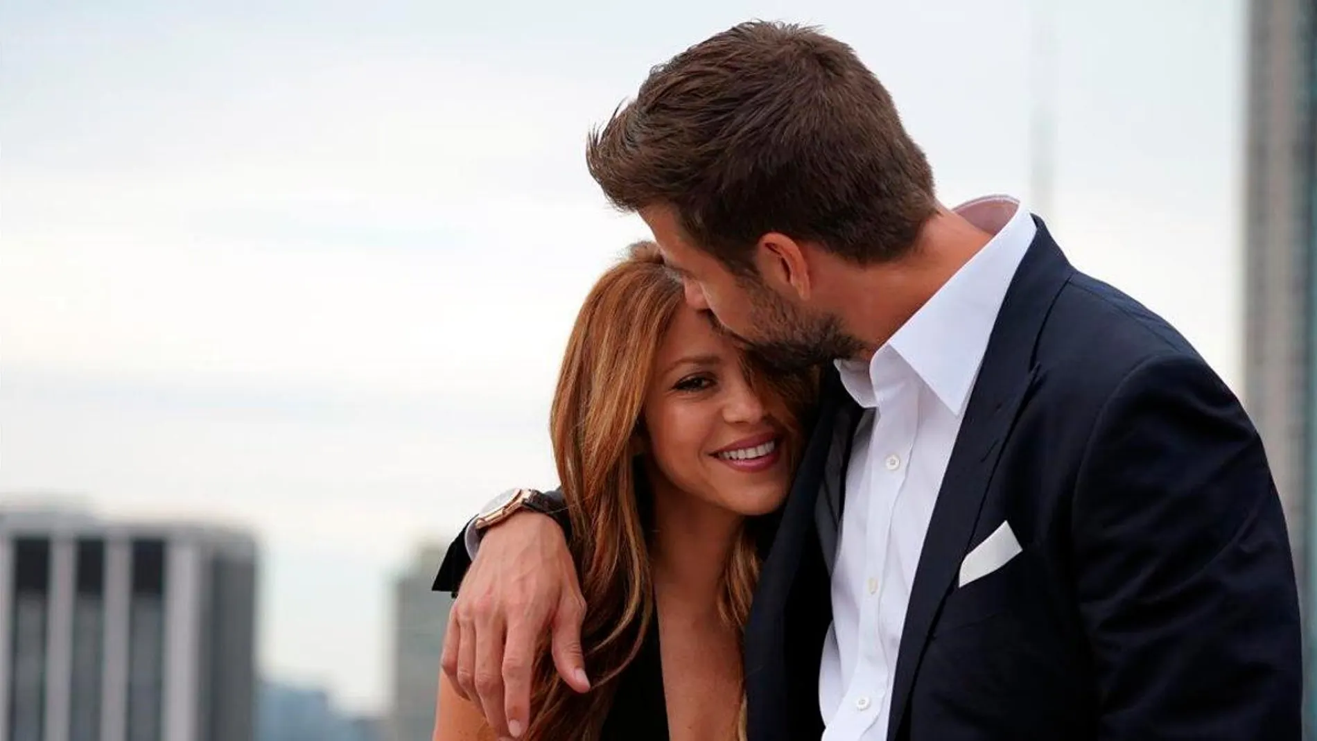 Shakira y Piqué, en Nueva York / AP