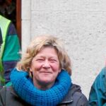 La abogada Arancha Zulueta, al ser detenida por la Guardia Civil en 2014