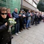 La Fundación Segundo y Santiago Montes homenajea a los jesuitas asesinados en 1989 en El Salvador, mediante una ofrenda floral ante el monolito erigido en la calle Francisco Javier Martín Abril, dedicado a los jesuitas vallisoletanos asesinados en el país americano, Segundo Montes e Ignacio Martín Baró, cuando se cumplen 30 años de la matanza en la Universidad Centroamericana de El Salvador (UCA)