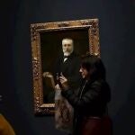 Un retrato de Benito Pérez Galdós en la exposición 'Benito Pérez Galdós. La verdad humana' en la Biblioteca Nacional Española (BCE), en Madrid, a 31 de octubre de 2019.