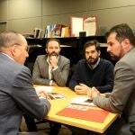Luis Tudanca se reúne con representantes de la asociación Ajupareva